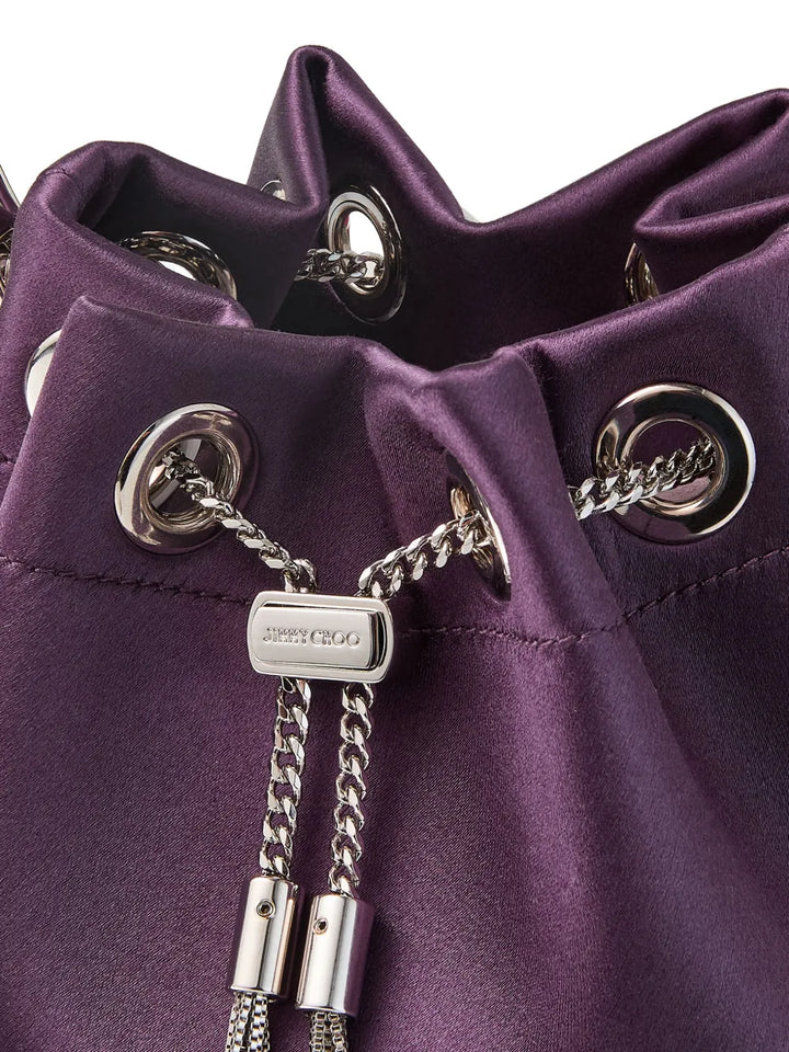 New SeasonJimmy ChooBon Bon logo-plaque mini bag