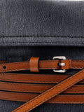 MoschinoTie Me denim belted mini bag