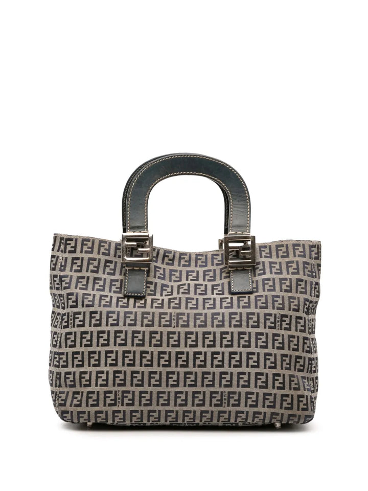 Pre-OwnedFendi Pre-Owned2000-2010 Small Zucchino Canvas Twins tote bag