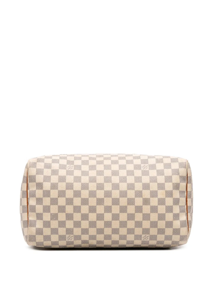 Pre-OwnedLouis Vuitton Pre-Owned2010 Damier Azur Speedy 35 boston bag