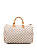 Pre-OwnedLouis Vuitton Pre-Owned2010 Damier Azur Speedy 35 boston bag