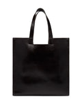 Ballygeometric-shape leather tote bag