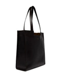 Ballygeometric-shape leather tote bag