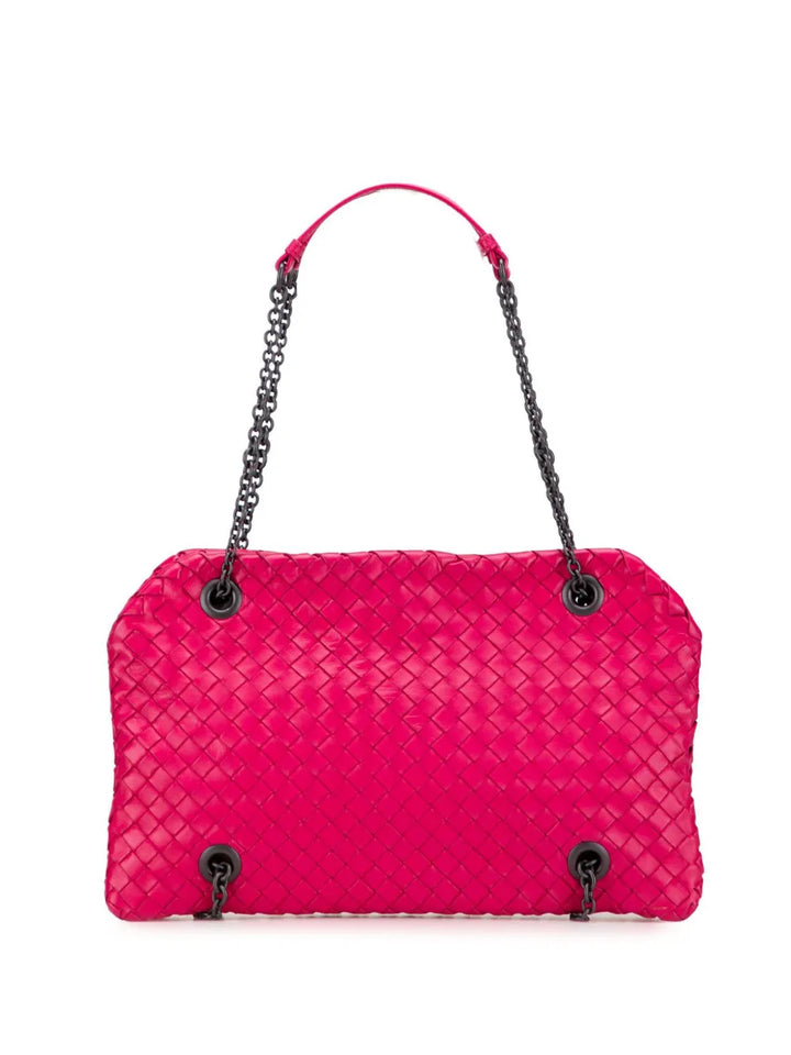 Pre-OwnedBottega Veneta Pre-Owned2012-2025 Nappa Intrecciato Duo shoulder bag