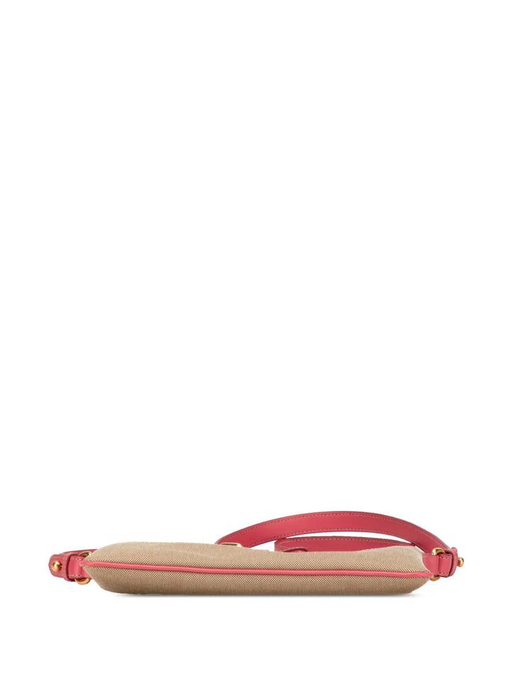 Pre-OwnedPrada Pre-Owned2013-2025 Canvas Canapa Logo Bow crossbody bag