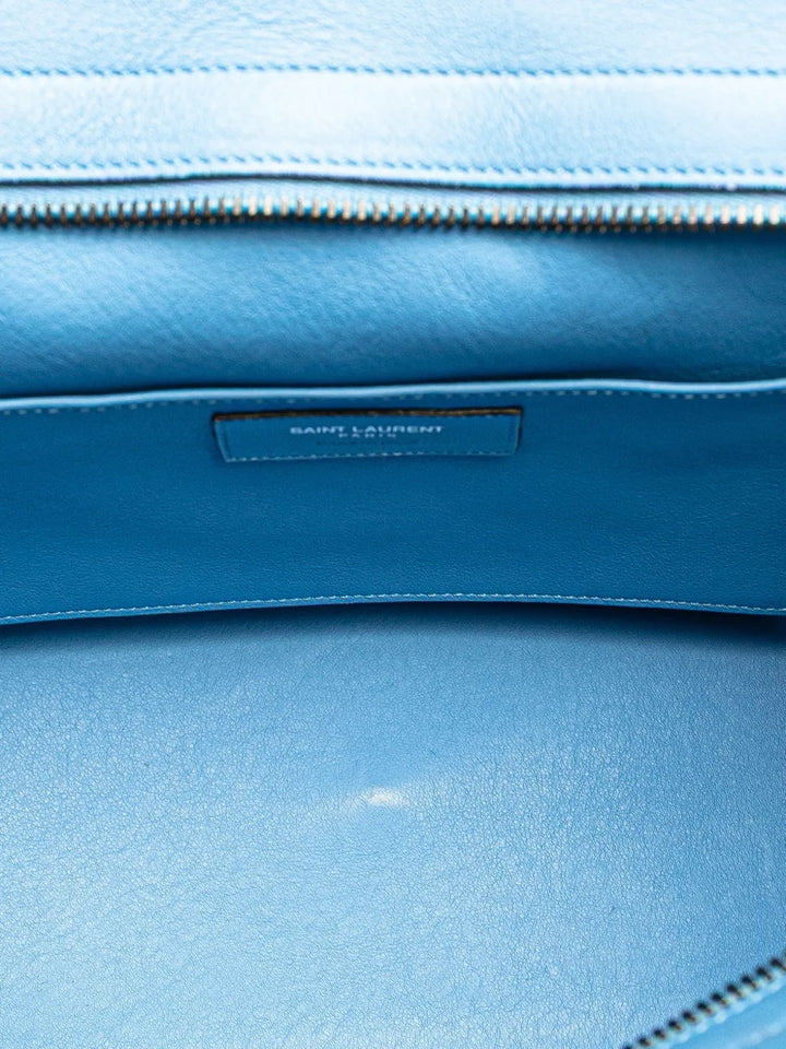 Pre-OwnedSaint Laurent Pre-Owned2015 Small Leather Monogram Cabas satchel