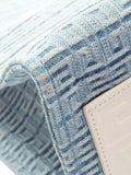 Pre-OwnedGivenchy Pre-Owned2020-2025 Medium Denim 4G G Tote Shopping Bag satchel