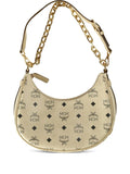 MCMsmall Aren logo-pattern shoulder bag