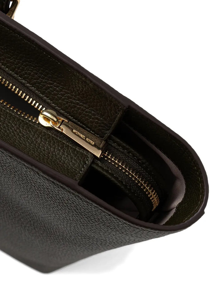Michael Michael Korslarge Quinn grained-leather tote bag