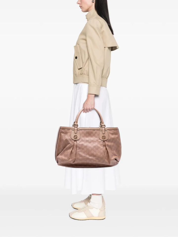Pre-OwnedGucci Pre-Owned2016-2025 Large Guccissima Scarlett tote bag