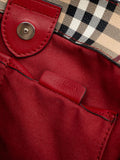 Pre-OwnedBurberry Pre-Owned2000-2017 Small Leather Trimmed Haymarket Check Coated Canvas Canterbury tote bag