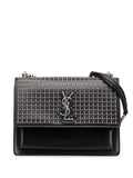 Pre-OwnedSaint Laurent Pre-Owned2018 Medium Studded Calfskin Monogram Sunset crossbody bag
