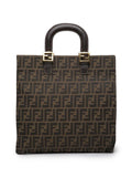 Pre-OwnedFendi Pre-Owned20th Century Zucca Canvas Twins tote bag