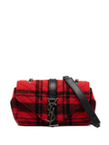 Pre-OwnedSaint Laurent Pre-Owned2015 Baby Chevron Tartan Wool Monogram Classic Chain Bag crossbody bag