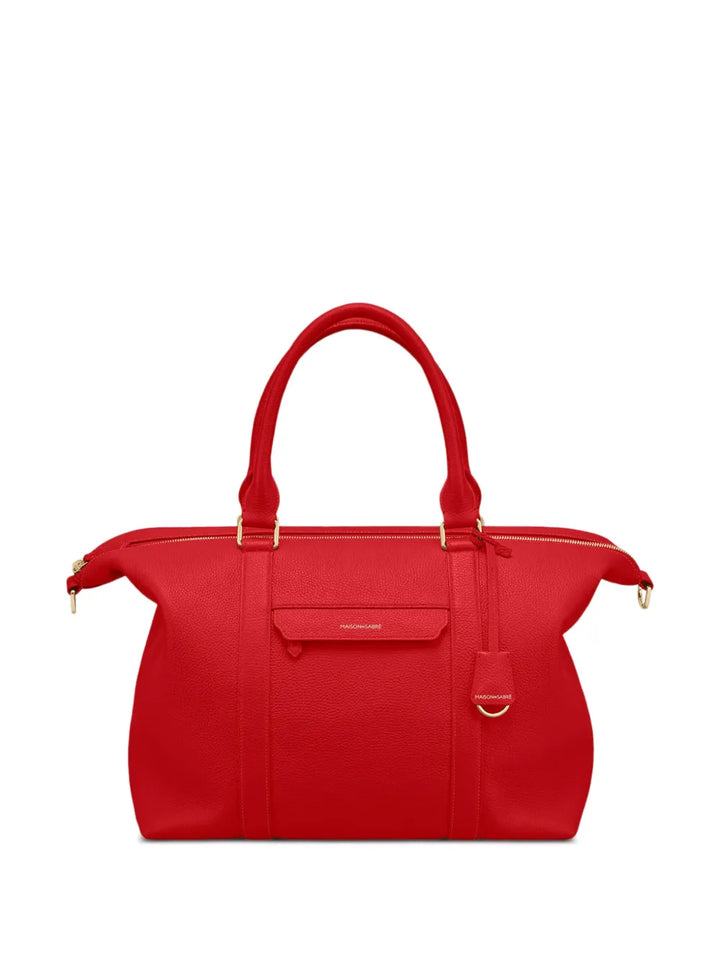 MAISON de SABReekender trapezoid-silhouette leather holdall