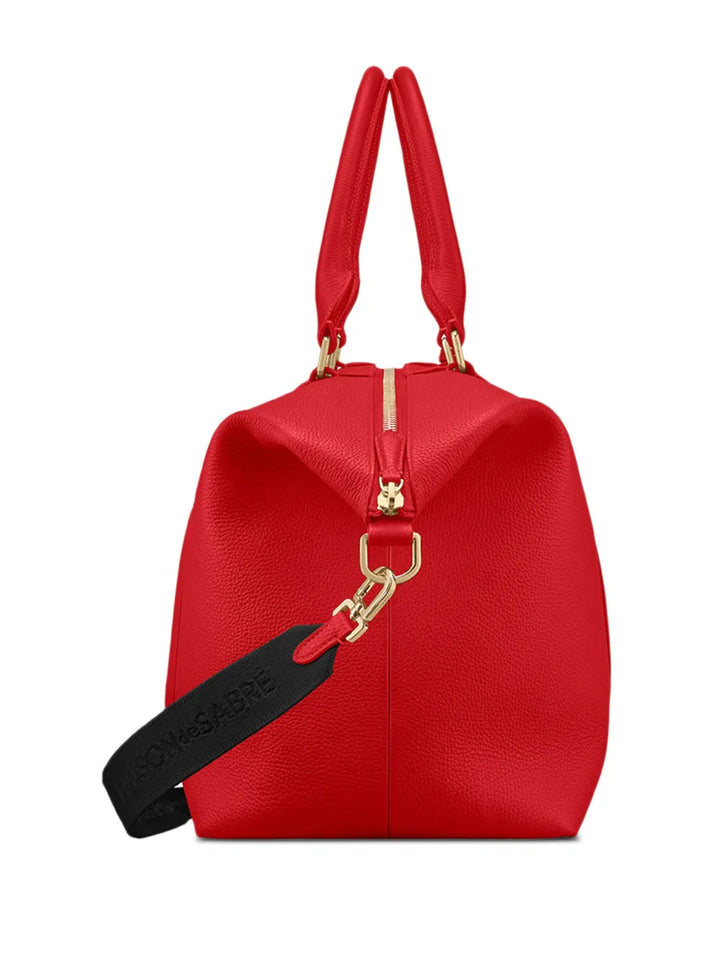 MAISON de SABReekender trapezoid-silhouette leather holdall