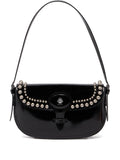 Ballysmall Beckett studded leather shoulder bag