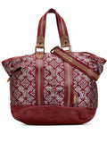 Pre-OwnedLouis Vuitton Pre-Owned2010 Limited Edition Monogram Jacquard Aviator satchel