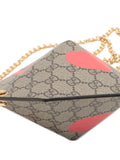 Pre-OwnedGucci Pre-Owned2016-2025 GG Supreme Heart Love on Chain crossbody bag