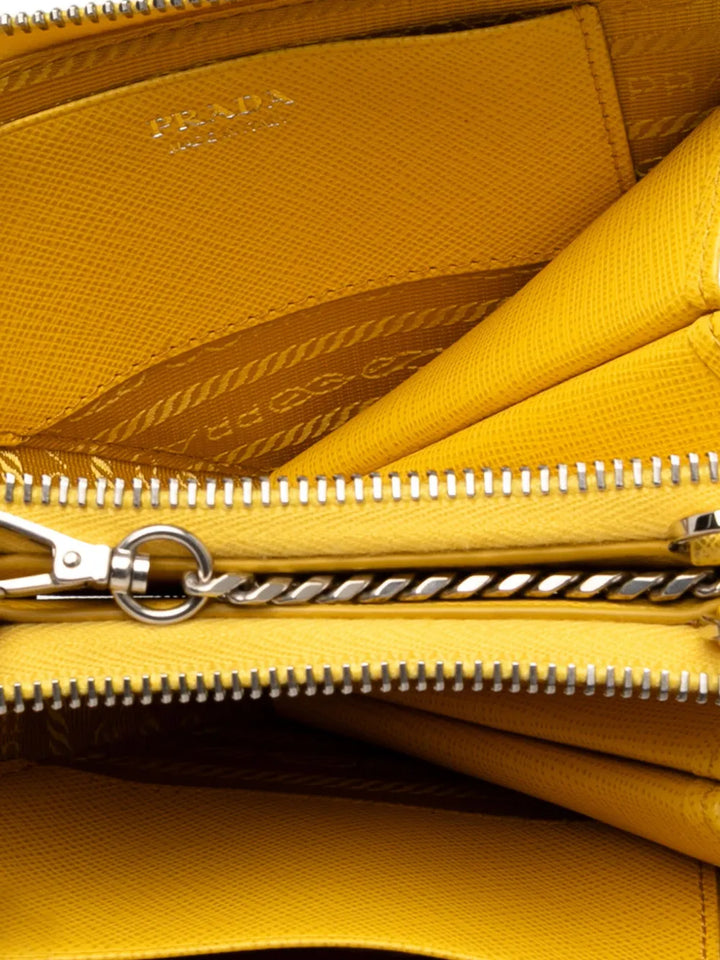 Pre-OwnedPrada Pre-Owned2013-2025 Mini Saffiano Lux Double Triangle satchel
