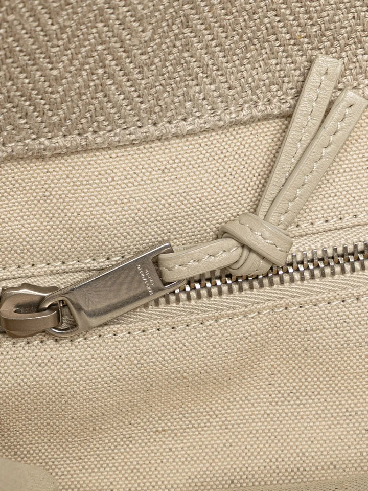 Pre-OwnedSaint Laurent Pre-Owned2022 Canvas Rive Gauche North South tote bag