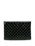 Pre-OwnedCHANEL Pre-Owned2014-2015 Large Quilted Patent O Case clutch bag