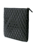 Pre-OwnedCHANEL Pre-Owned2014-2015 Large Quilted Patent O Case clutch bag