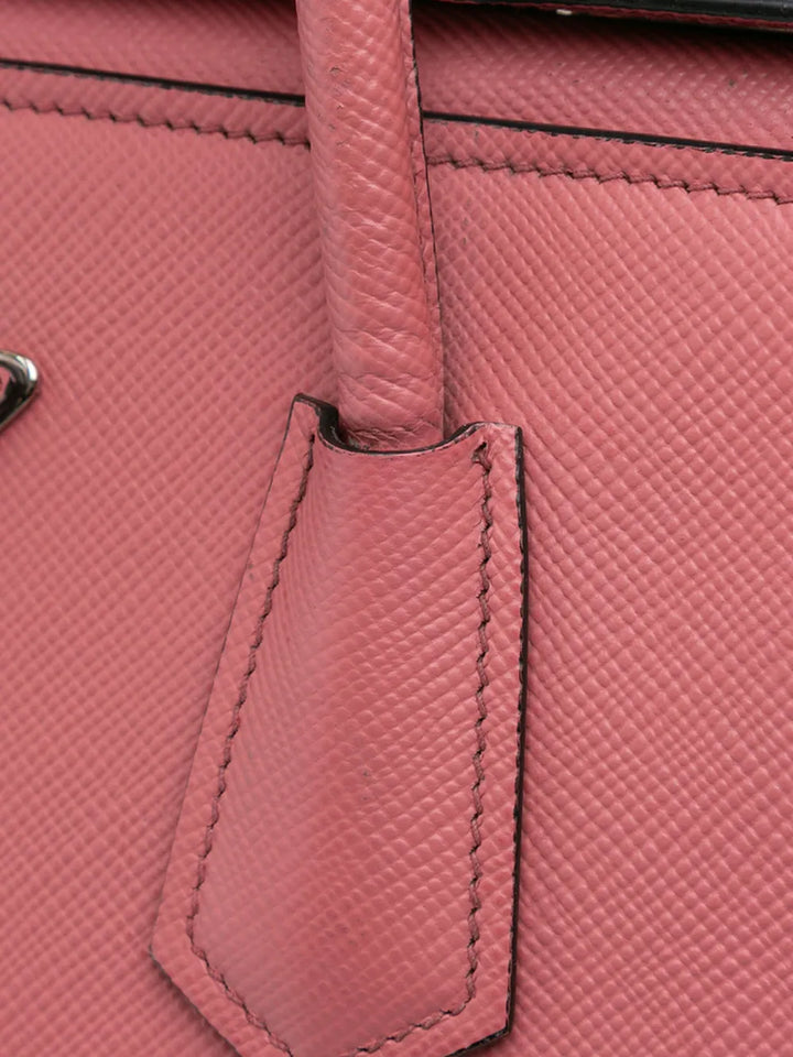 Pre-OwnedPrada Pre-Owned2010-2025 Saffiano Cuir Turnlock Twin satchel