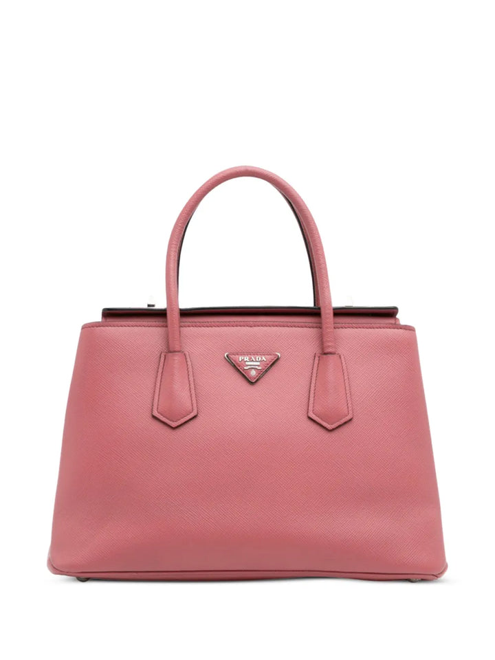 Pre-OwnedPrada Pre-Owned2010-2025 Saffiano Cuir Turnlock Twin satchel