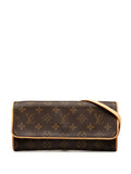 Pre-OwnedLouis Vuitton Pre-Owned2000 Monogram Pochette Twin GM crossbody bag