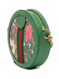 Pre-OwnedGucci Pre-Owned2016-2025 Mini GG Supreme Flora Ophidia Round crossbody bag