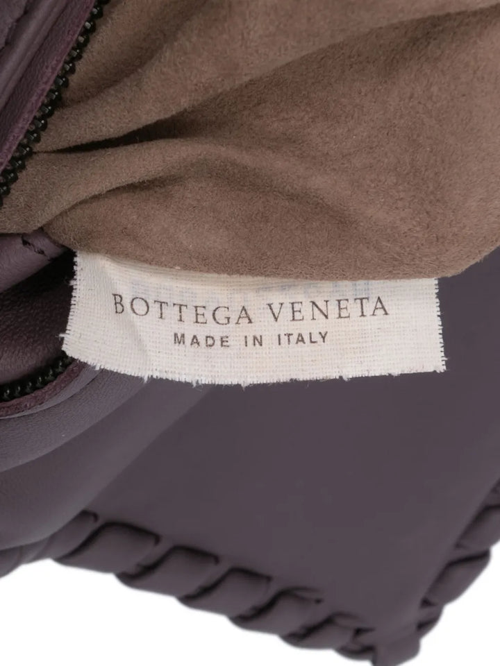 Pre-OwnedBottega Veneta Pre-Owned2012-2025 Small Nappa Intrecciato Embroidered Olimpia shoulder bag