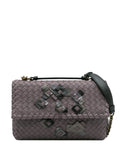 Pre-OwnedBottega Veneta Pre-Owned2012-2025 Small Nappa Intrecciato Embroidered Olimpia shoulder bag