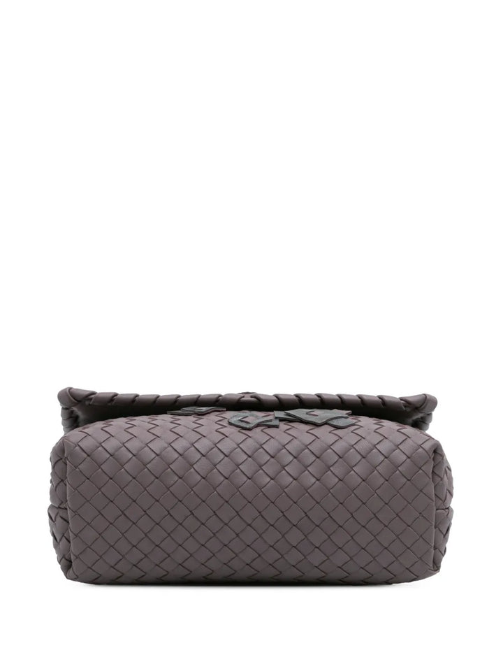 Pre-OwnedBottega Veneta Pre-Owned2012-2025 Small Nappa Intrecciato Embroidered Olimpia shoulder bag