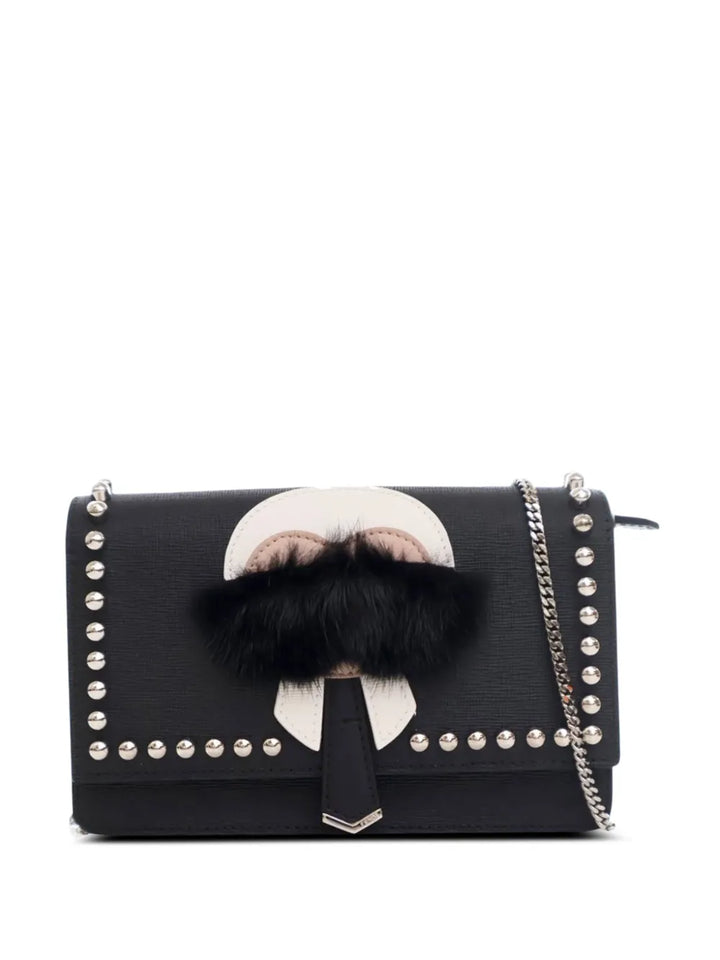 Pre-OwnedFendi Pre-Owned2010-2025 Studded Leather Karlito Wallet on Chain crossbody bag