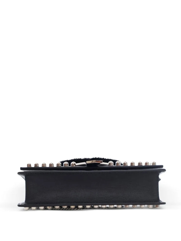 Pre-OwnedFendi Pre-Owned2010-2025 Studded Leather Karlito Wallet on Chain crossbody bag