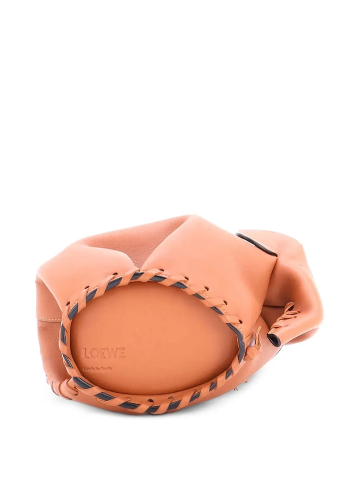 Pre-OwnedLoewe Pre-OwnedElephant Whipstitch Leather Mini crossbody bag