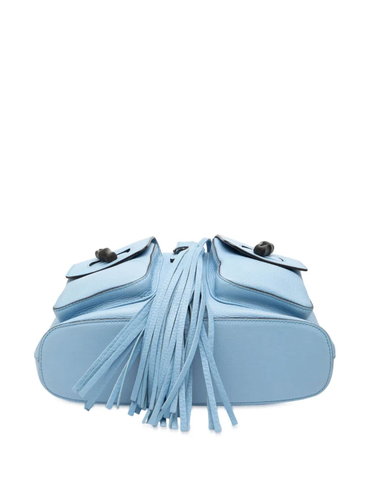Pre-OwnedGucci Pre-Owned2000-2015 Leather Bamboo Tassel backpack