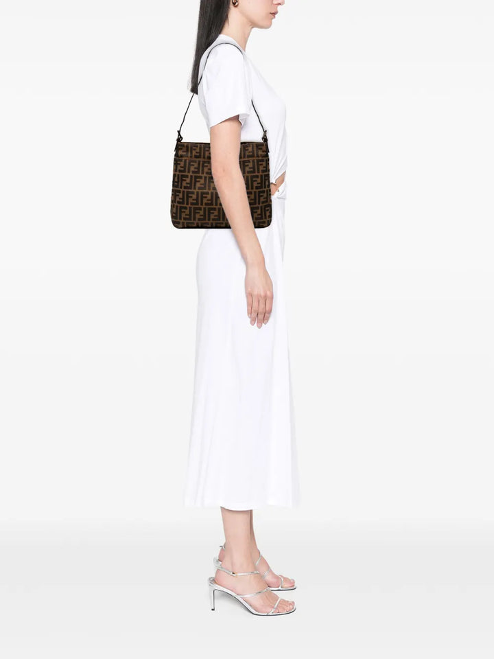 Pre-OwnedFendi Pre-Owned2000-2010 Zucca Canvas shoulder bag
