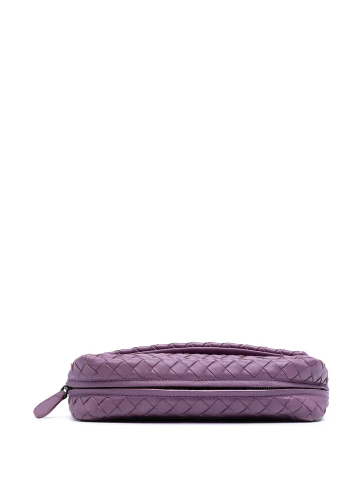 Pre-OwnedBottega Veneta Pre-Owned2012-2025 Mini Nappa Intrecciato Expandable Chain Flap crossbody bag