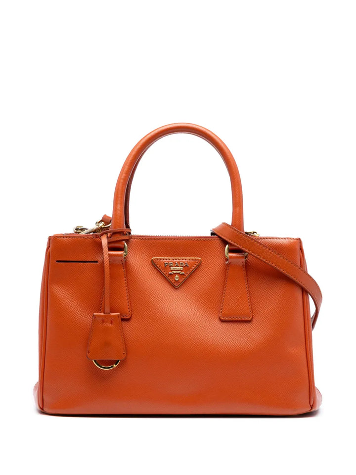 Pre-OwnedPrada Pre-Owned2010-2025 Small Saffiano Lux Galleria Double Zip satchel