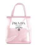 Pre-OwnedPrada Pre-OwnedLogo Open Sequined Mesh Small tote bag