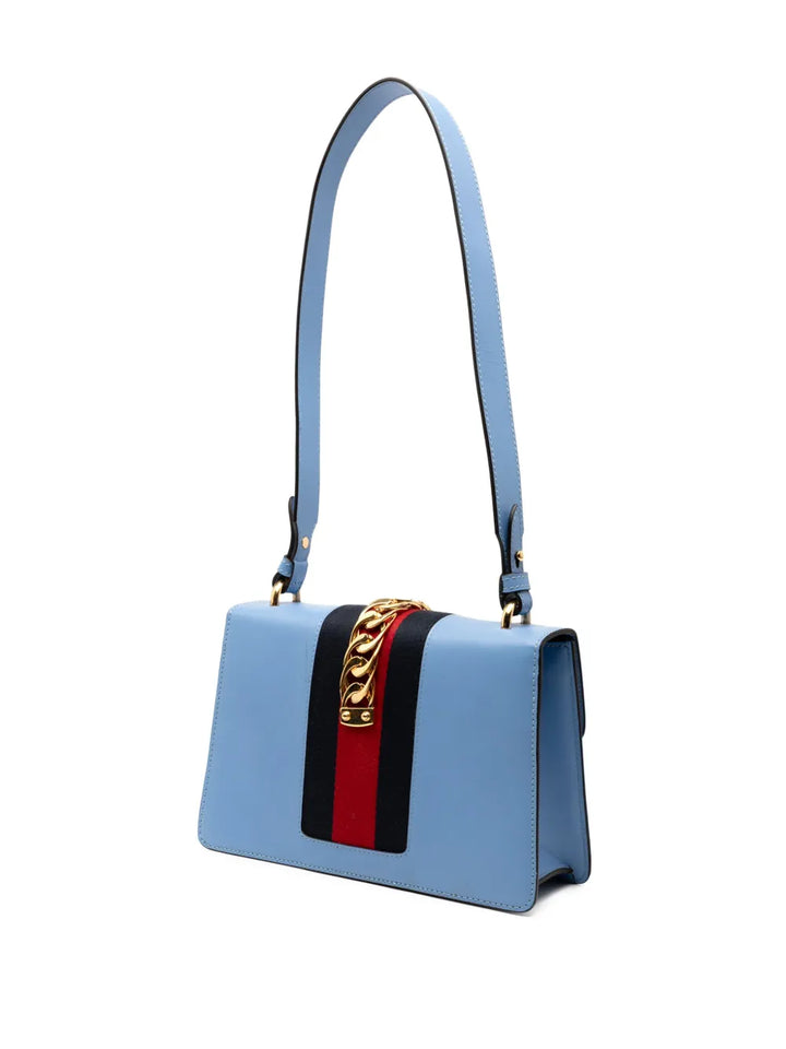 Pre-OwnedGucci Pre-Owned2000-2015 Small Leather Sylvie Web satchel