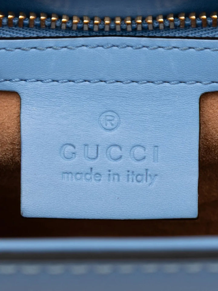 Pre-OwnedGucci Pre-Owned2000-2015 Small Leather Sylvie Web satchel