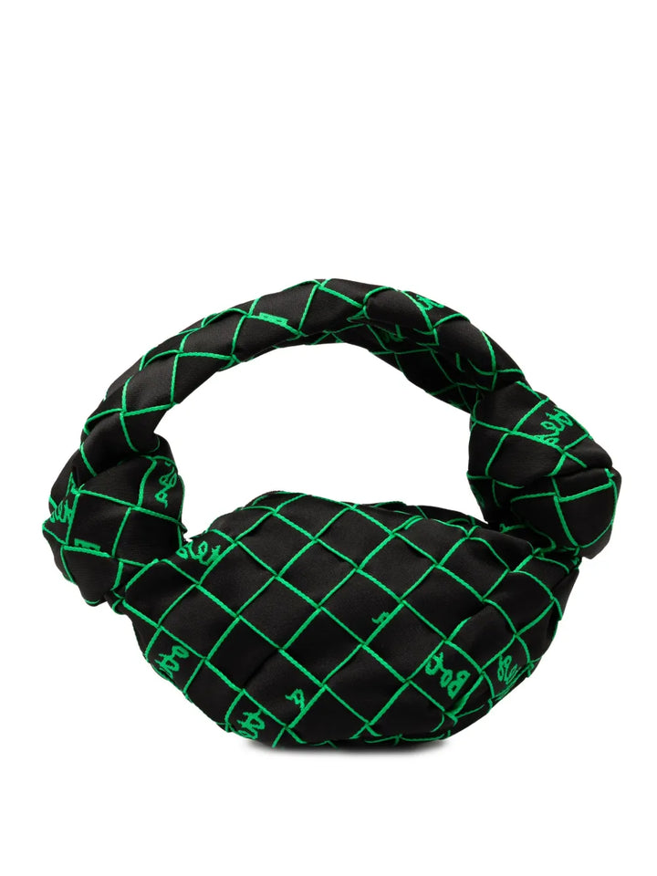 Pre-OwnedBottega Veneta Pre-Owned2012-2025 Mini Synthetic Fabric Intrecciato Double Knot Bag handbag