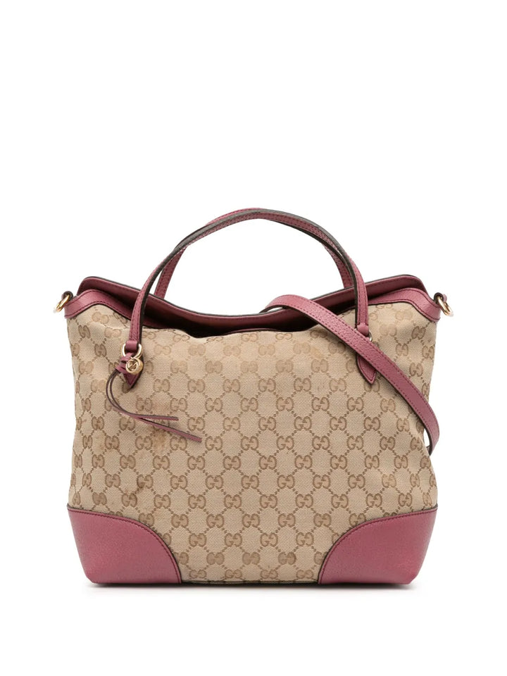 Pre-OwnedGucci Pre-Owned2016-2025 Medium GG Canvas Bree satchel