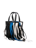 Pre-OwnedBalenciaga Pre-Owned2018 XXS Lambskin Fringe Bazar Shopper satchel