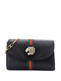 Pre-OwnedGucci Pre-OwnedRajah Web Chain Shoulder Bag Leather Small crossbody bag