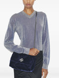 New SeasonTory Burchsmall Kira diamond-quilted velvet shoulder bag