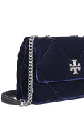 New SeasonTory Burchsmall Kira diamond-quilted velvet shoulder bag